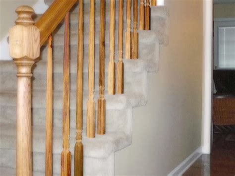 Staining oak banisters dark still is a time consuming project because of all the balusters, but we were able to cut down a lot of the tedious prep work. How to Stain a Banister | how-tos | DIY