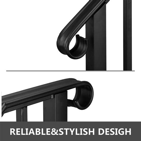 Salonmore Handrail Picket 3 Fits 3 Or 4 Steps Matte Black Stair Rail
