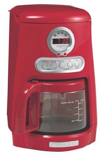 Kitchenaid® 1.7 l electric kettle in empire red. KitchenAid KCM511ER 10-Cup Programmable Coffeemaker ...