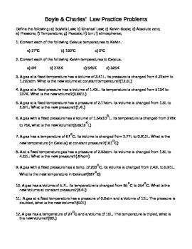 We have tutors online 24/7 who can help you get unstuck. Charles Law Worksheet Answers - Nidecmege