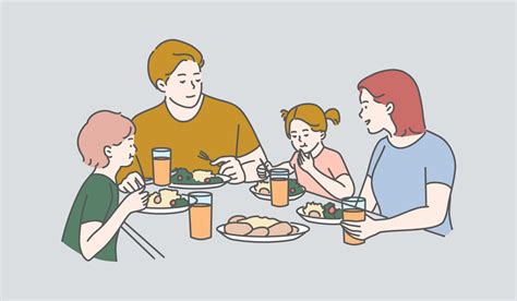 Galeri Gambar Makan Bersama Keluarga Kartun Keren Pngmakanan