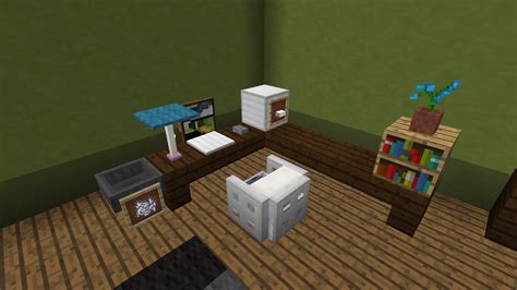 Ce jeu vidéo, connu aujourd'hui aux. Comment Faire Un Bureau De Chambre Minecraft Youtube