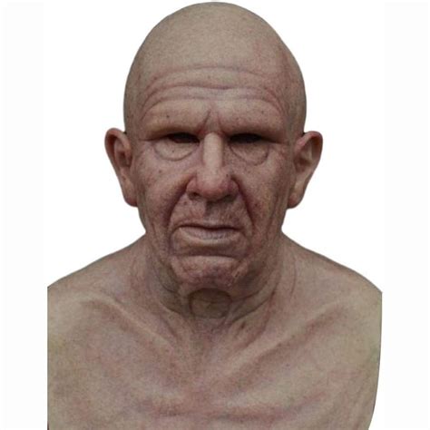 Buy Ccsu Halloween Old Man Soft Natural Latex Human Realistic Head S