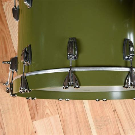 Ludwig Classic Maple 131622 3pc Drum Kit Heritage Green Chicago