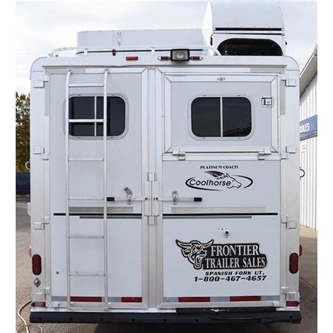 Get a little extra sleeping space in your living quarters horse trailer?? 2006 Platinum 4 Horse Trailer 13' Living Quarter with Bunk ...