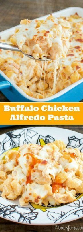 Buffalo Chicken Alfredo Bake Recipe Recipes Food Baked Chicken