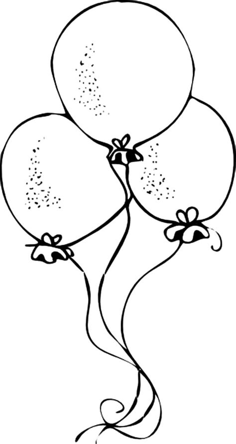 Balloons For Decoration Coloring Pages | Best Place to Color