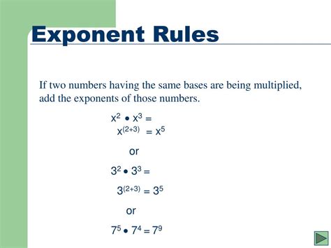 Ppt Exponents Powerpoint Presentation Free Download Id1465686