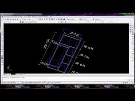 Cara membuat pipa 3d dengan menggunakan autocad 2017. cara membuat gambar menjadi 3D di AutoCAD 030 - YouTube