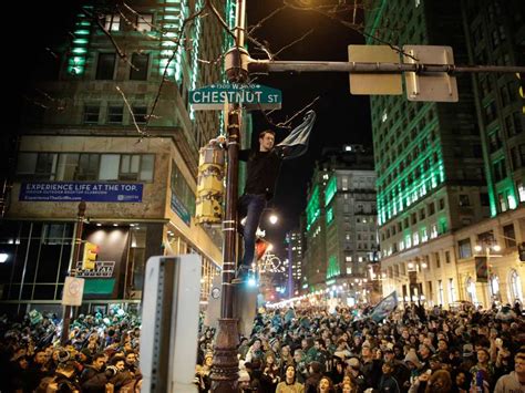 Ahead Of The Super Bowl Philly Considers Greasing Poles Eagles Fans