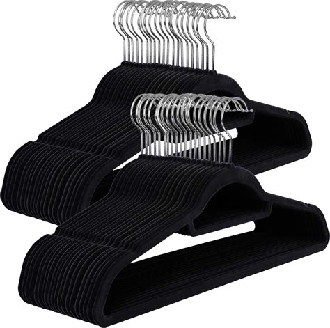 Songmics Velvet Hangers 50 Pack Ultra Thin Space Saving Non Slip