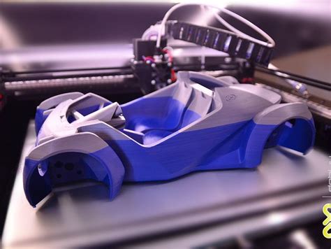 Local Motors Strati 3d Printed Car Modified For Rolling Wheels And