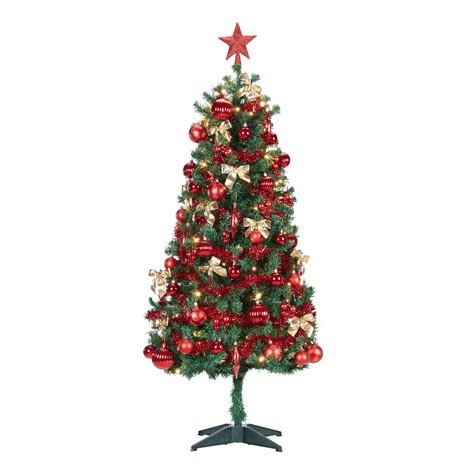 Make your home festive by following these easy steps. Holiday Time Pre-Lit Christmas Tree 5 ft with Decorations ...
