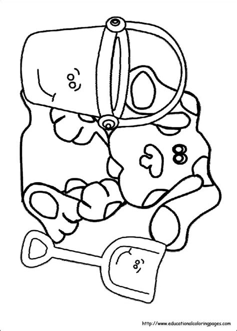 Blue's Clues Coloring Sheets - Educational Fun Kids Coloring Pages and