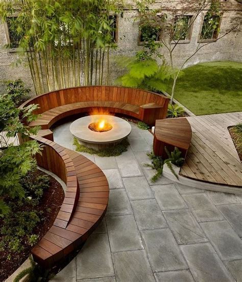 50 Stunning Outdoor Seating Ideas For Your Relaxing Space Garden Fire