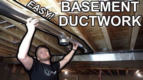 How To Install Ductwork In A Basement Diy Finished Basement