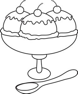 Ice cream scoops in bowl. Ice Cream Clipart Image Clip Art Illustration Of A Bowl Of ...