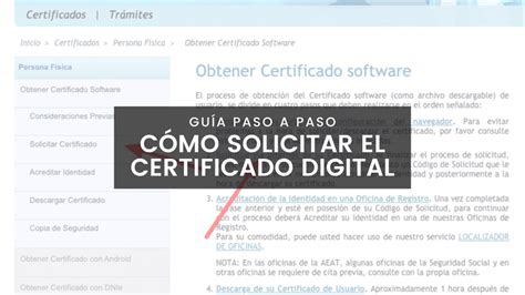 Todo Lo Que Debes Saber Sobre El Certificado Digital De Persona F Sica