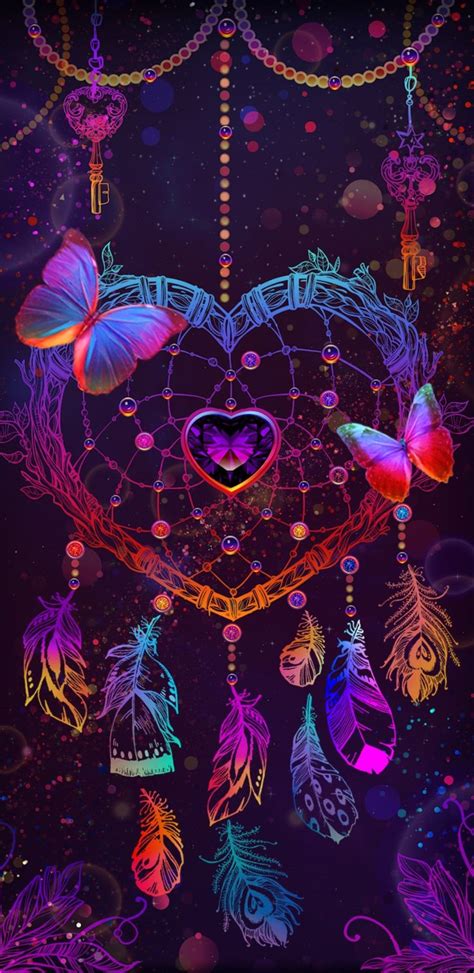 Pin By Brenda Kanare On Wallpapers Iphone Dreamcatcher Wallpaper Dream Catcher Art Dream
