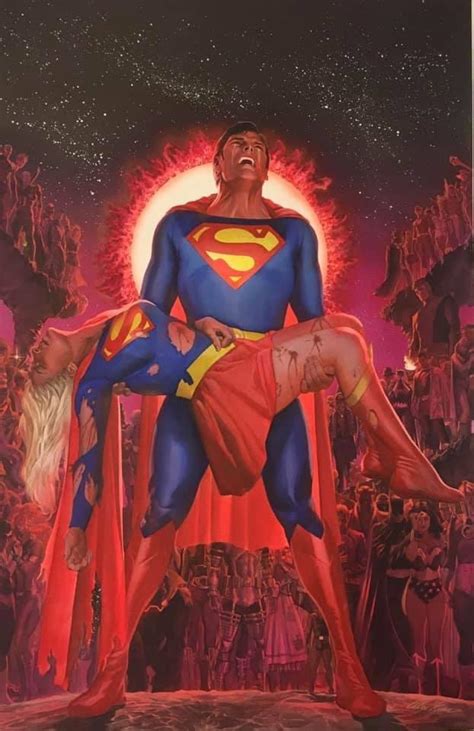 Artwork Of Christopher Reeves Superman And Helen Slaters Supergirl By