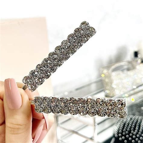 Lemonade Crystal Duo Line Pair Of Hair Clips Shop Accessories From