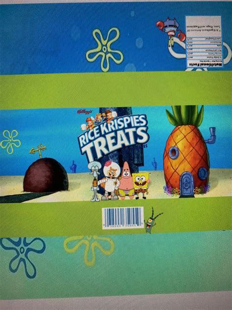 Spongebob Rice Krispy Treats Etsy
