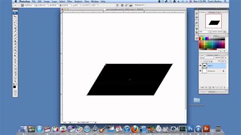 How to Make a Parallelogram in Photoshop : Using Adobe Photoshop - YouTube