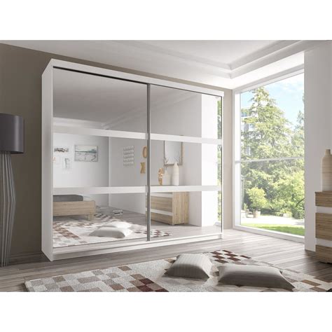 Chambre adulte - armoire 2 portes coulissantes 200*200 cm ...