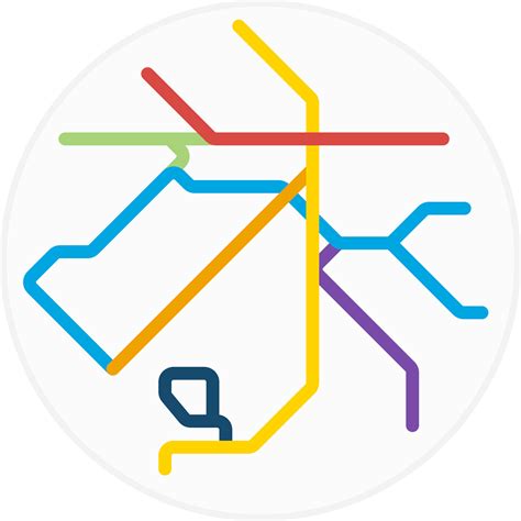 A Graphic Designer Turns 220 Metro Maps Into Mini Metro Icons Plain