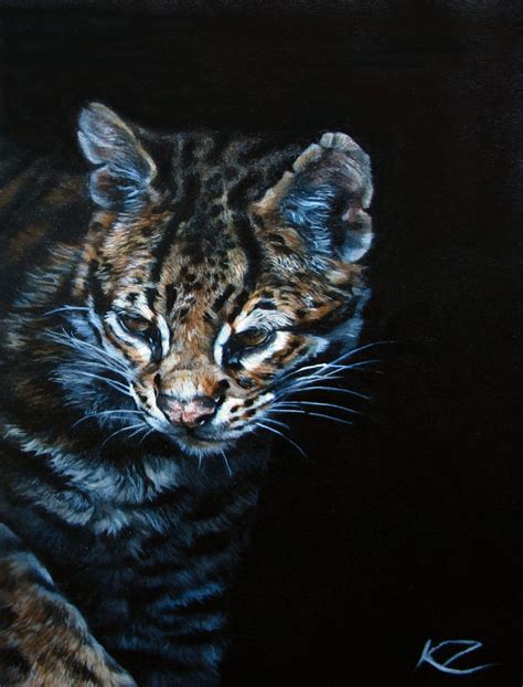 Ocelot Portrait By Katie Z On Deviantart