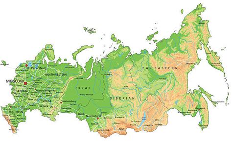 Urals Mountains Map