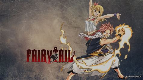 Anime Fairy Tail Lucy Heartfilia Natsu Dragneel Fondo De Pantalla