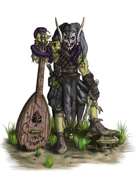 Jester Bard Goblin Fantasy Character Art Rpg Character Character
