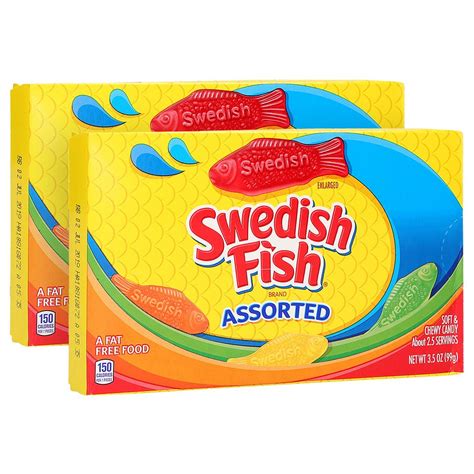Swedish Fish Assorted Box 88g Candy Bar Sydney