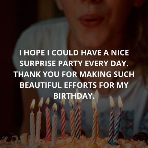 60 Thank You Messages For Birthday Surprise Bdymsg