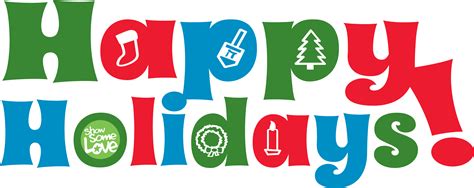 Christmas Happy Holidays Transparent Png All Png All
