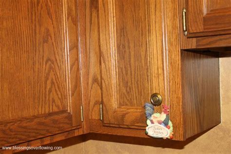 Start by wiping down your kitchen cabinets with warm water. Homemade Wood Cleaner ¼ Cup White Vinegar ½ teaspoon Olive ...