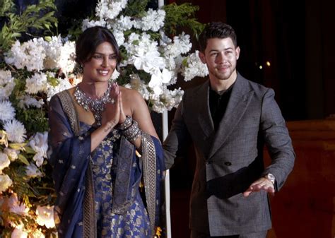 Chopra, 36, and jonas, 26 — who got engaged in july after just two months of dating — appeared truly lovestruck as they gazed into each other's eyes at the traditional hindu. PRIYANKA CHOPRA and Nick Jonas at Wedding Reception in ...