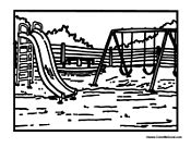 Some of the coloring page names are playground equipment coloring at colorings to, recess coloring at colorings to and color, slyde the playground hound teaches. Playground Coloring Pages