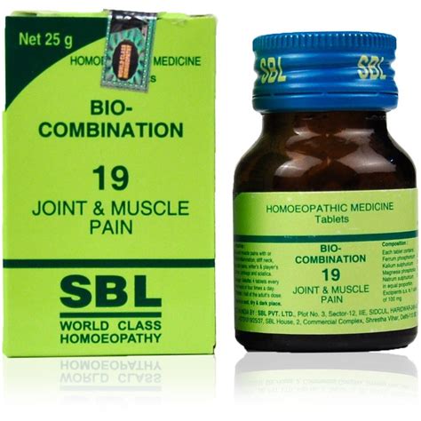 Sbl Bio Combination 19 25 Gms Treatment Joint And Muscle Pain At Rs 90