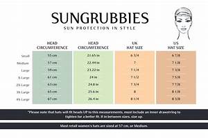 How To Determine Your Hat Size Hat Sizing Chart Sungrubbies
