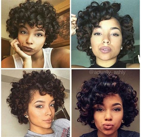 The curling rods offer so much flexibility for long natural hair beauties. perm rod sets | Natural hair styles, Relaxed hair, Roller ...