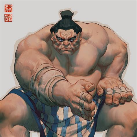 Artstation Street Fighter Fan Art Edmond Honda