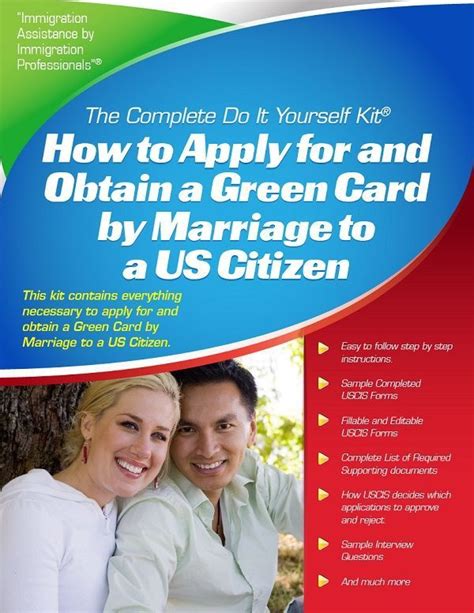 After you marry a u.s. Green Card by Marriage to a U.S. Citizen. How to apply - see our step by step guide. | Green ...