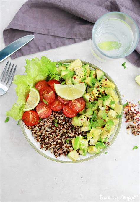 Avocado And Quinoa Salad Recipe The Little Blog Of Vegan