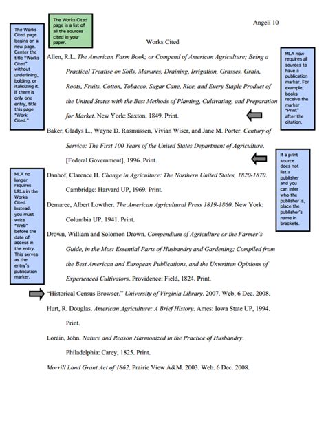 The owl at purdue citation style chart compare mla apa. MLA Sample Paper from OWL Purdue - English Education ...