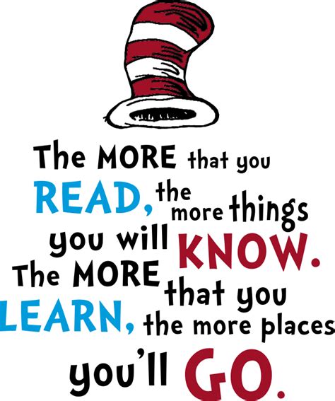 Dr Seuss The More That You Read Fairy Tale Decal Tenstickers