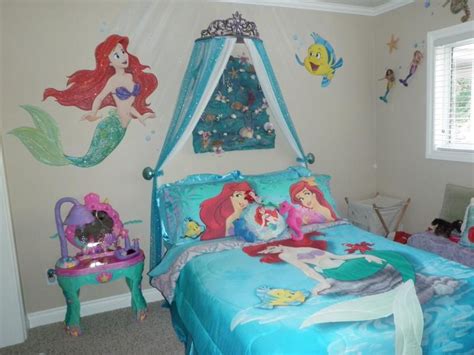 Any bedroom with high ceilings deserves furniture and decor that celebrate it! says morford. ariel bedroom | ariel room 2011 | Little mermaid bedroom ...