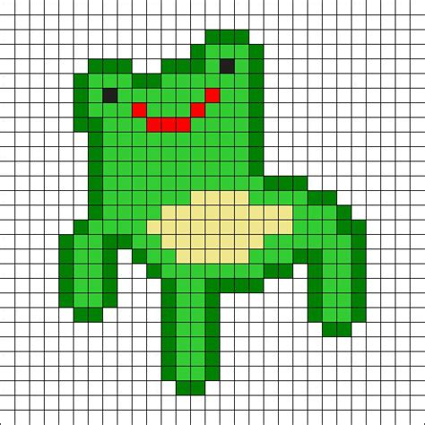 Froggy Chair Perler By Mudzy On Kandi Patterns In 2022 Easy Perler