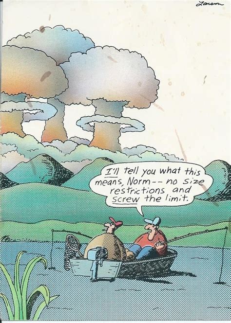 Funny Fishing Cartoon The Far Side By Gary Larson